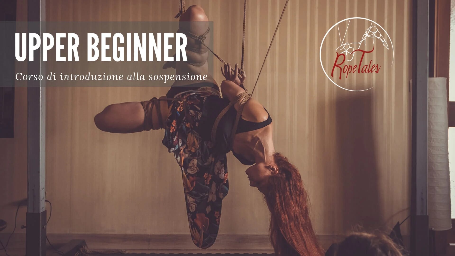 Locandina corso intermedio bondage shibari kinbaku