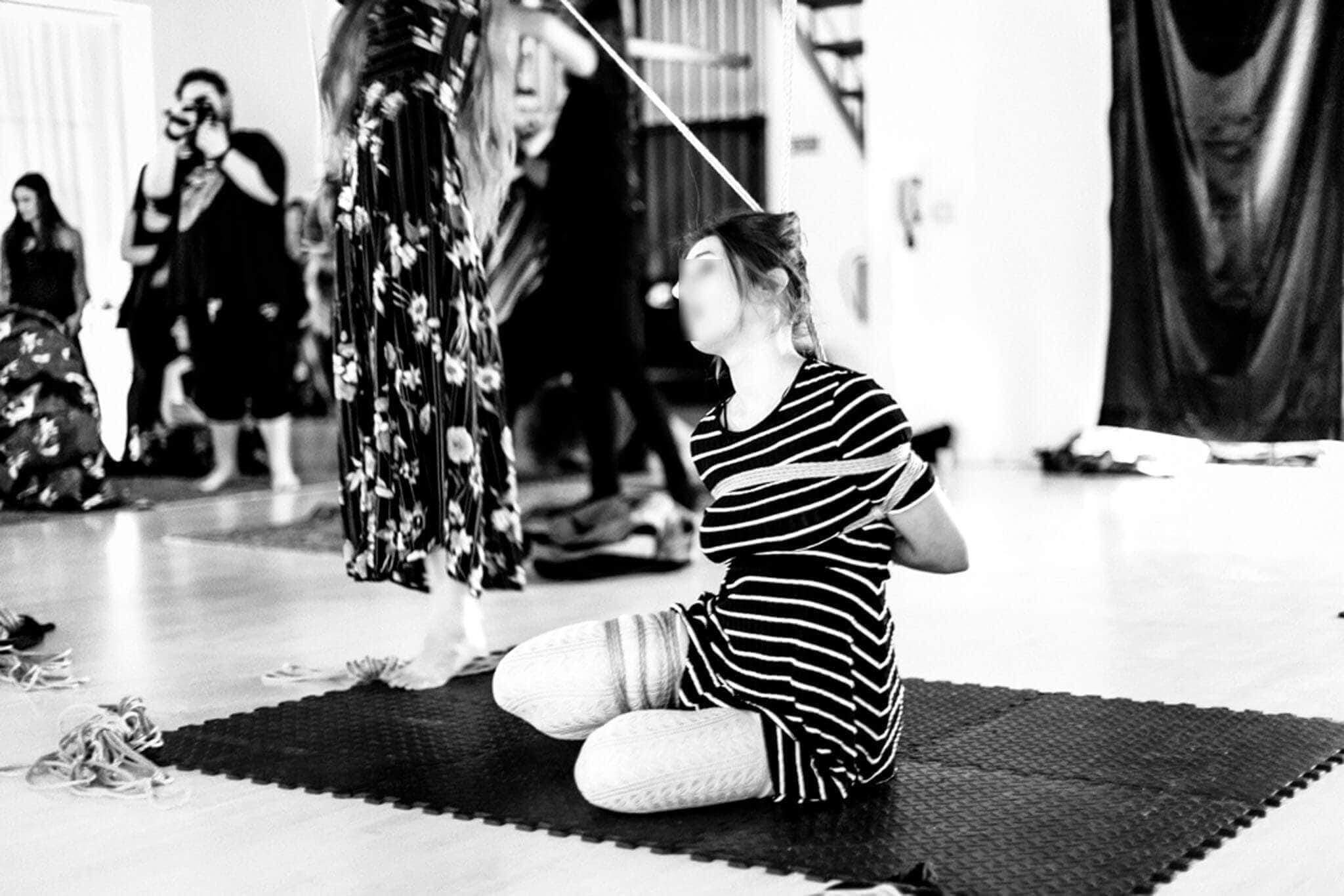 Rope Jam Session marzo 2018 Bondage, shibari, kinbaku Milan