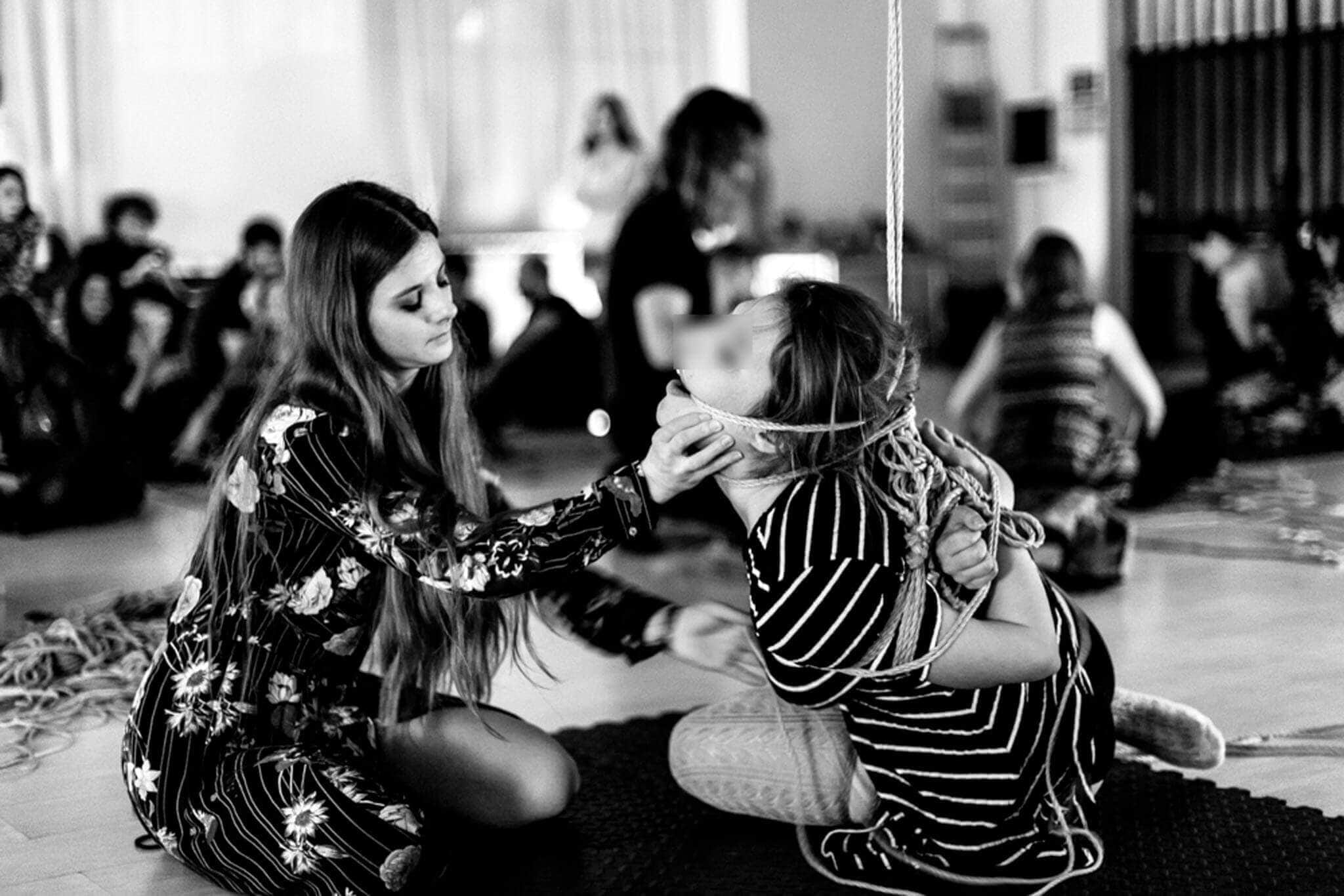 Rope Jam Session marzo 2018 Bondage, shibari, kinbaku Milan